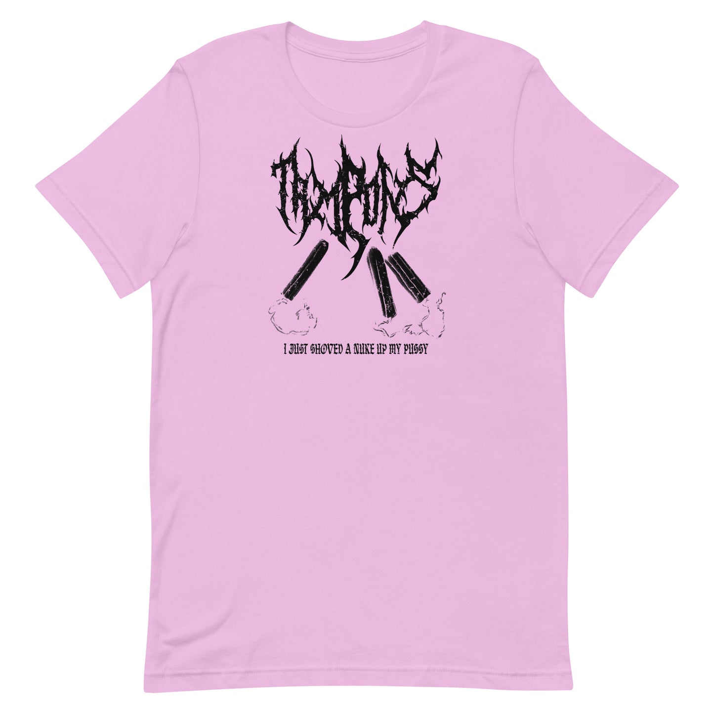 Black Metal Tampon T-Shirt - Black on Pastels