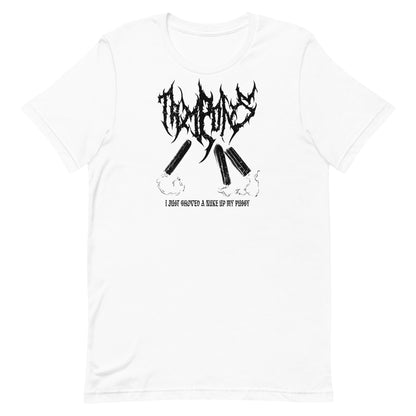 Black Metal Tampon T-Shirt - Black on Pastels